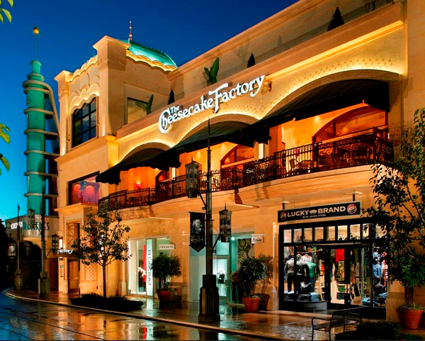 Cheesecake Factory Fashion Valley